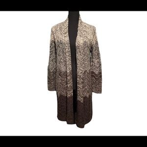 Style & Co. Long gray ombré sweater size small